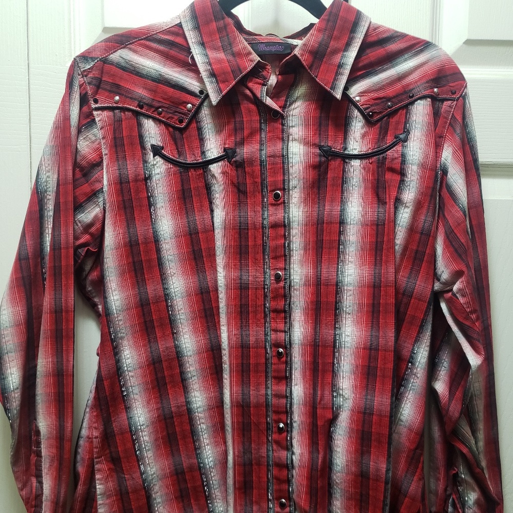 Plaid Western Snap Shirt